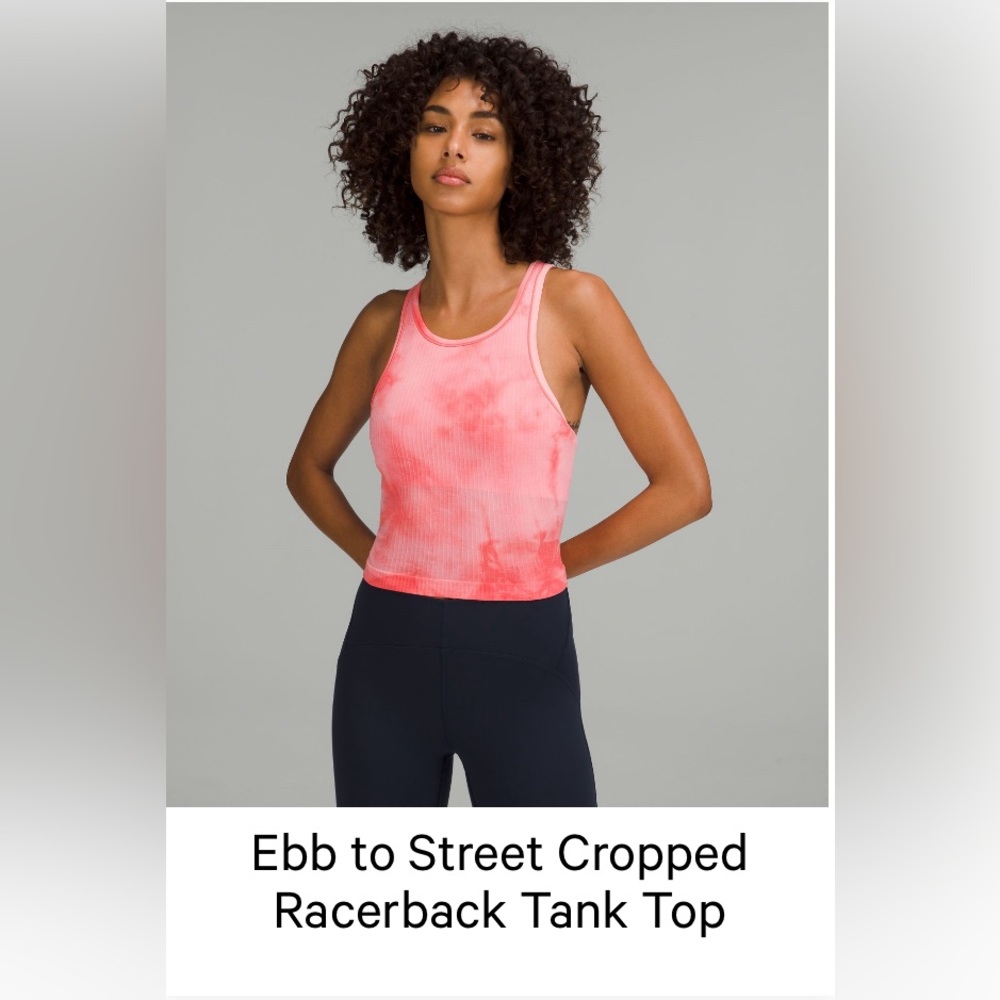 Lululemon ebb to street racerback
